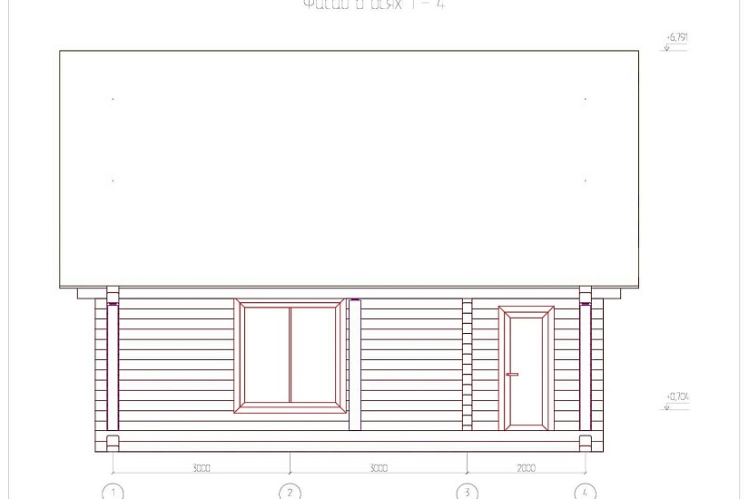 Баня из бруса