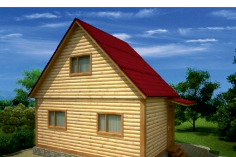 Дом из бруса 4х6 к1п5