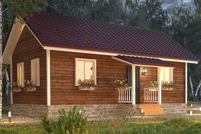 ДОМ ОДНОЭТАЖНЫЙ 6Х9