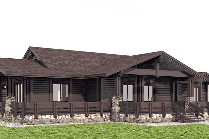 Проект дома "Лукоморье" Проект дома "Лукоморье"