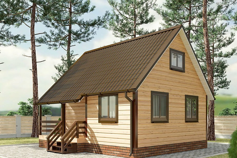 Баня Ладья БК-160 6.0х7.0 м Баня Ладья БК-160 6.0х7.0 м