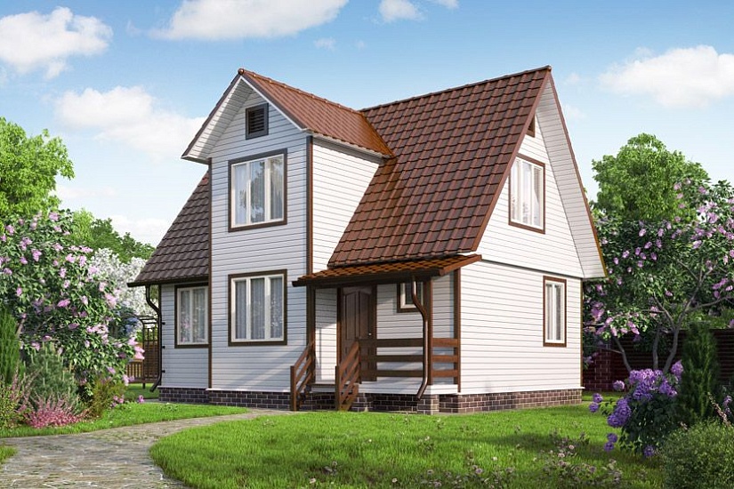 Каркасный дом КД-88-2