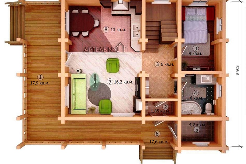 ПРОЕКТ: ДОМ СКАЗКА 169