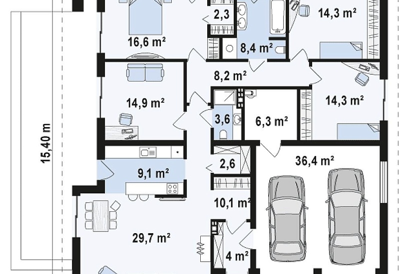 Проект дома K196