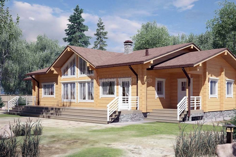 Дом из клееного бруса КБ-200