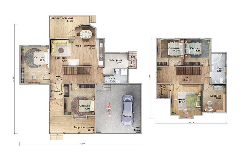 Каркасный дом КД-315 Каркасный дом КД-315