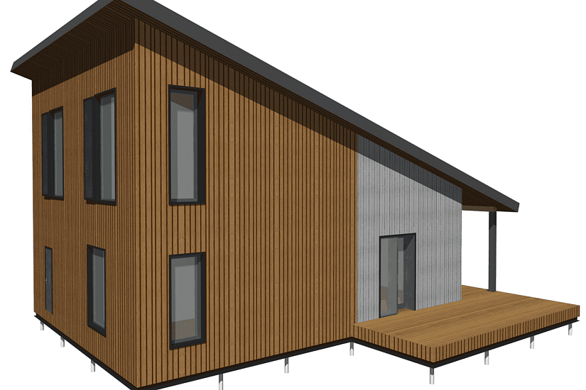 Дом-каркас-1,5эт-14500х14200мм-АР Дом-каркас-1,5эт-14500х14200мм-АР