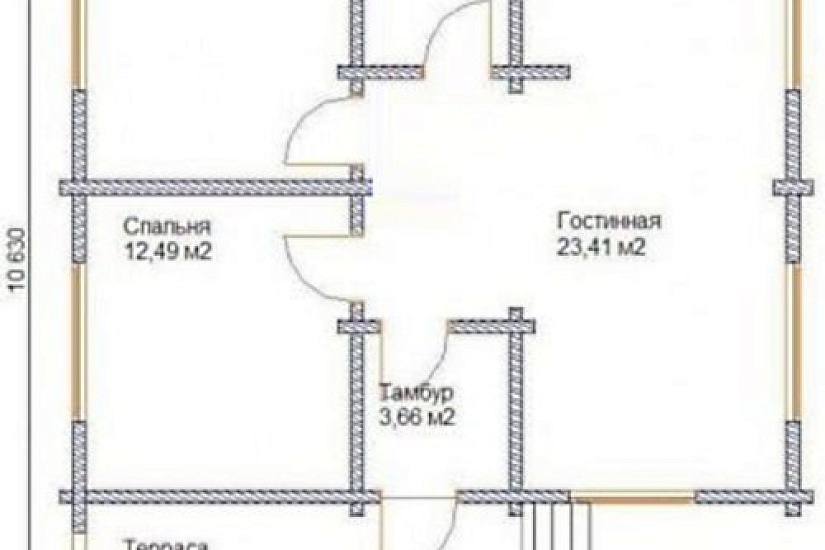 Дом ПБ 80,4 кв.м.