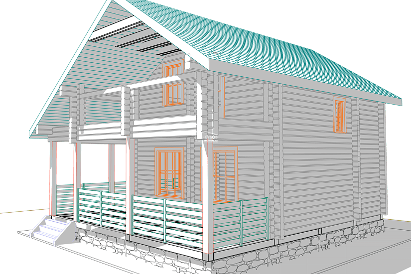 Дачный дом 2247