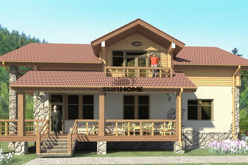 Комбинированный дом 2 Комбинированный дом 2