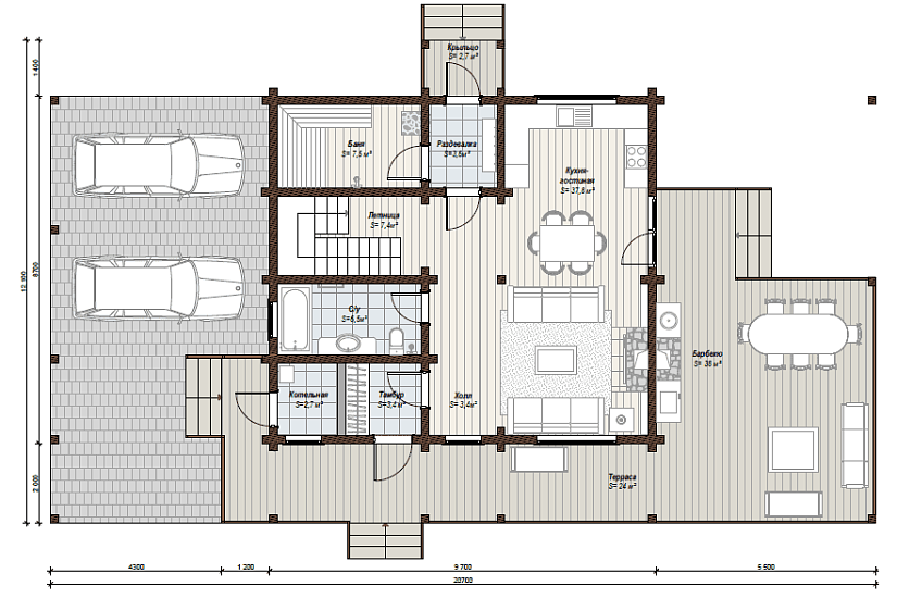 Родовое гнездо 222 м2