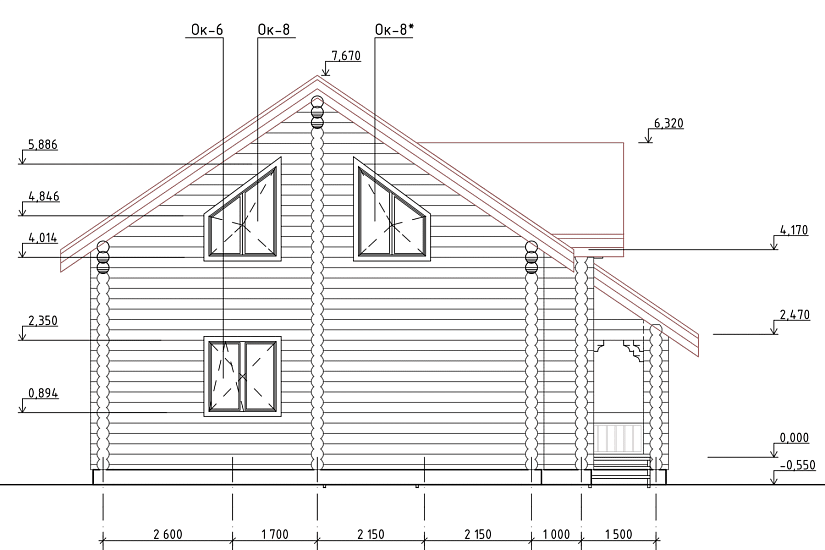 Дом-бревно240мм-10300х11100мм-1,5эт,-АР-КР
