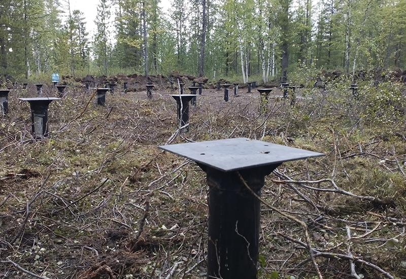 Фундамент под коттедж за Северным полярным кругом 7