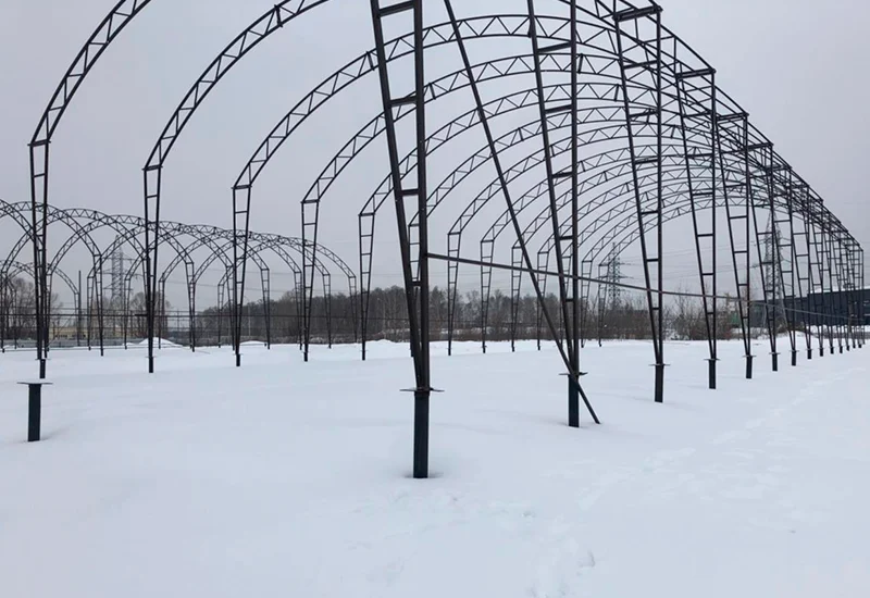 Оптимизация проектного решения для каркасного ангара