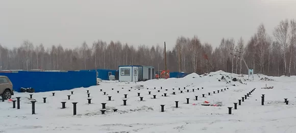 Строительство фундамента корпуса исследовательского центра Российской академии наук