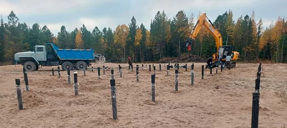 Инфекционный корпус на винтовых сваях