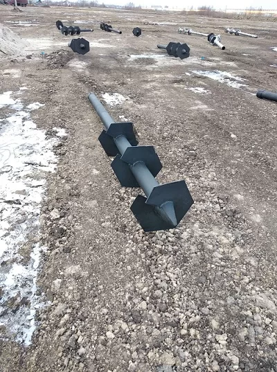 Винтовые сваи, рекомендованные под объект