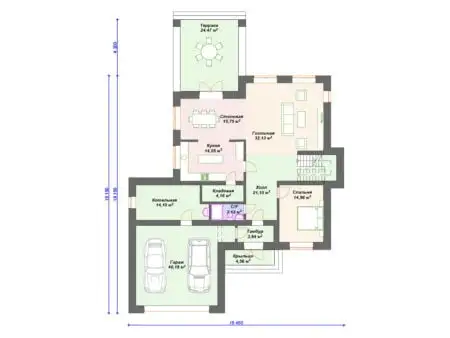 Проект дома К-243 (296.51 кв.м)