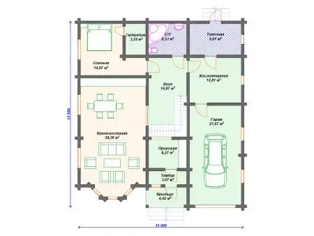 Проект дома ДС-043 (220.61 кв.м)
