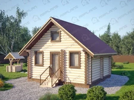 Проект бани Б-030 (25.25 кв.м)