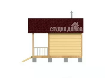 Баня из бруса №7