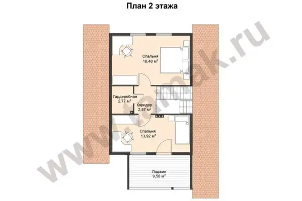Каркасно-панельный дом ПД-25-К-116