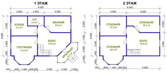 Дом из бруса «Артём»