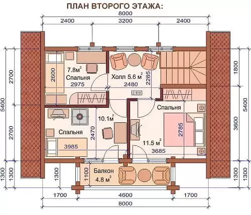 Баня ОЦ - 86,4 кв.м