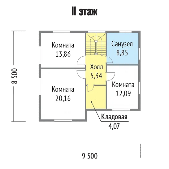 Каркасный дом КД-161-2