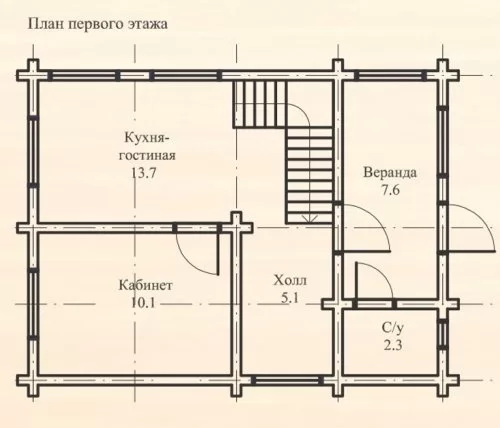 Дом ПБ 78 кв.м.