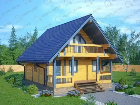 Проект бани Б-042 (84.31 кв.м)
