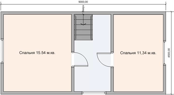 Дом с гаражом 12 х 7,65