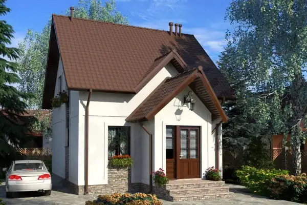 Каркасно-панельный дом ПД-100-К-93