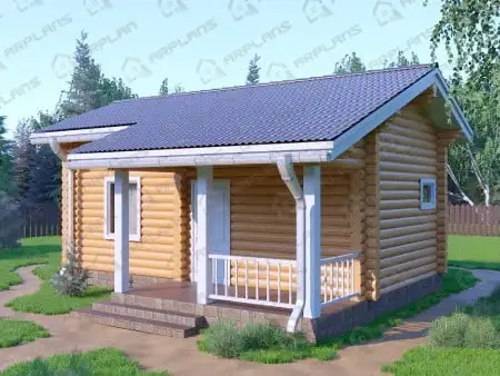 Проект бани Б-013 (40.17 кв.м)