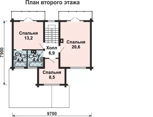 Дом ПБ 116,1 кв.м.
