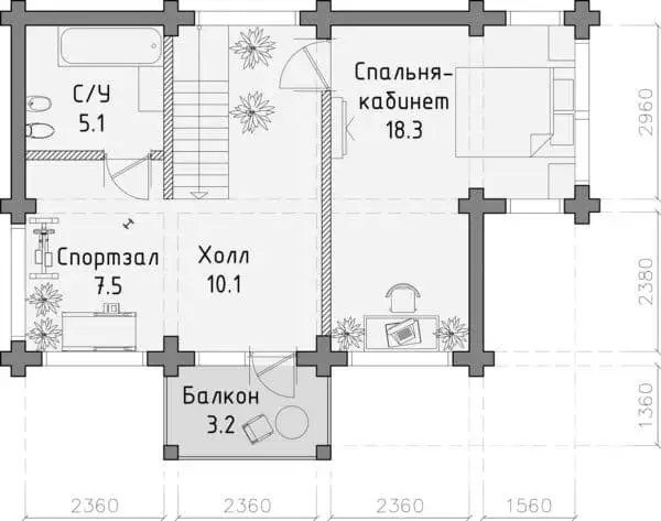 Ласточкино гнездо 108 м2