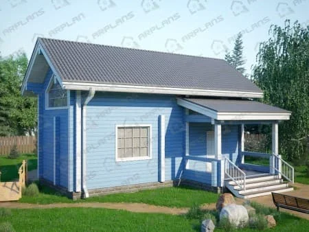 Проект бани Б-044 (72.94 кв.м)