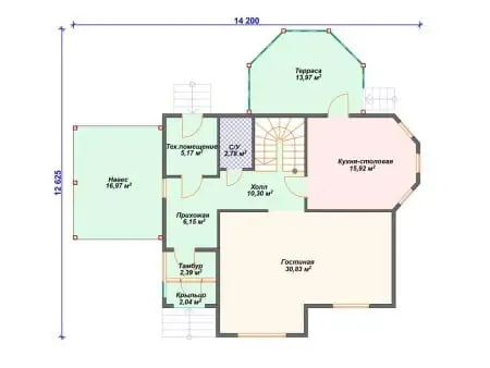Проект дома И-009 (162.97 кв.м)