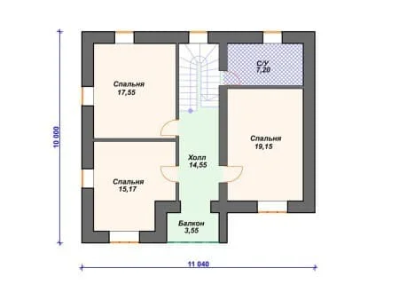 Проект дома К-082 (207.04 кв.м)