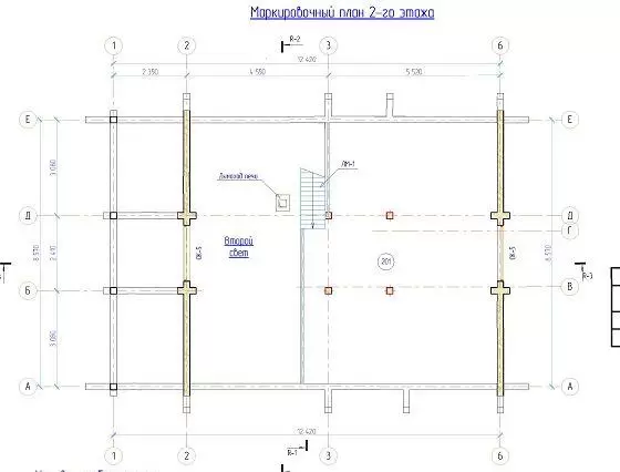 Проект дома из бруса №657