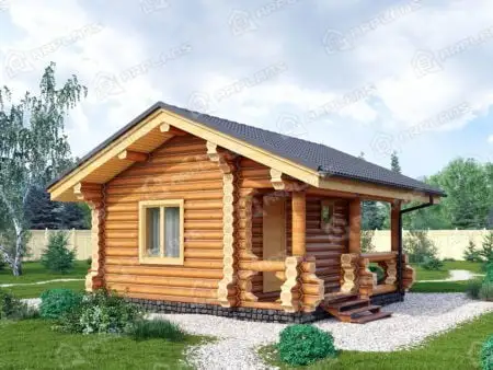 Проект бани Б-058 (25.91 кв.м)