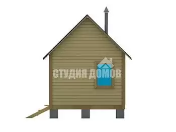 Садовый домик из бруса №4