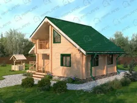 Проект бани Б-002 (86.40 кв.м)
