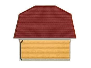 Дом из бруса №32 9x6 м