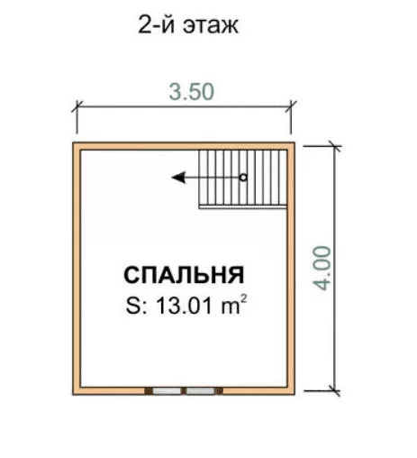 Дом из бруса 4х5 к1п2