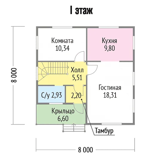 Каркасный дом КД-128-4