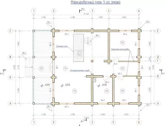Проект дома из бруса №657