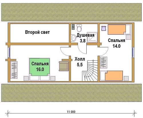 Дом ПБ 106,6 кв.м.