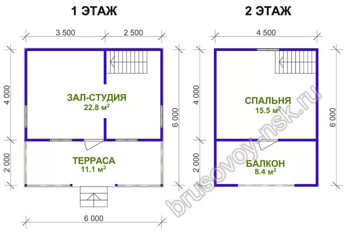 Дом из бруса «Илья»