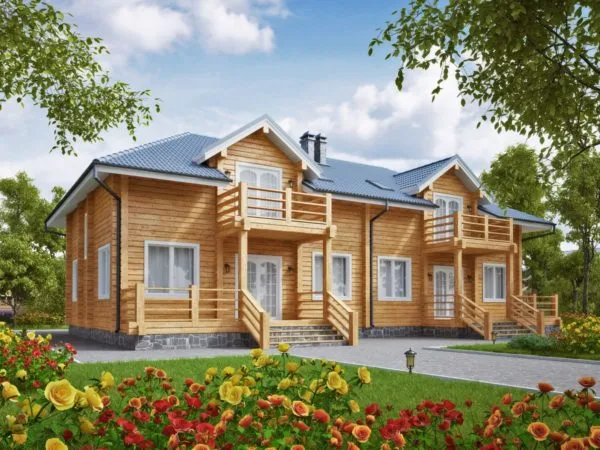 Проект дома из бруса Енисейск